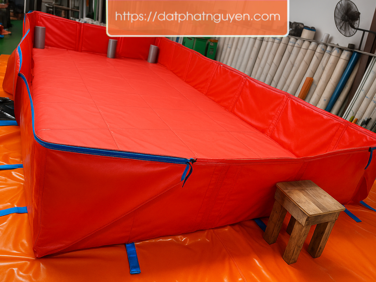 Gia công bạt nhựa thử nước xe điện tại Đạt Phát Nguyên